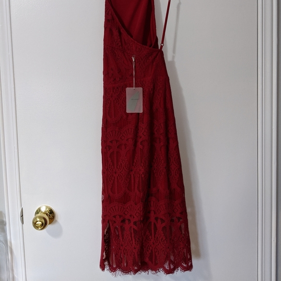Red Lace Dress - Picture 2 of 2
